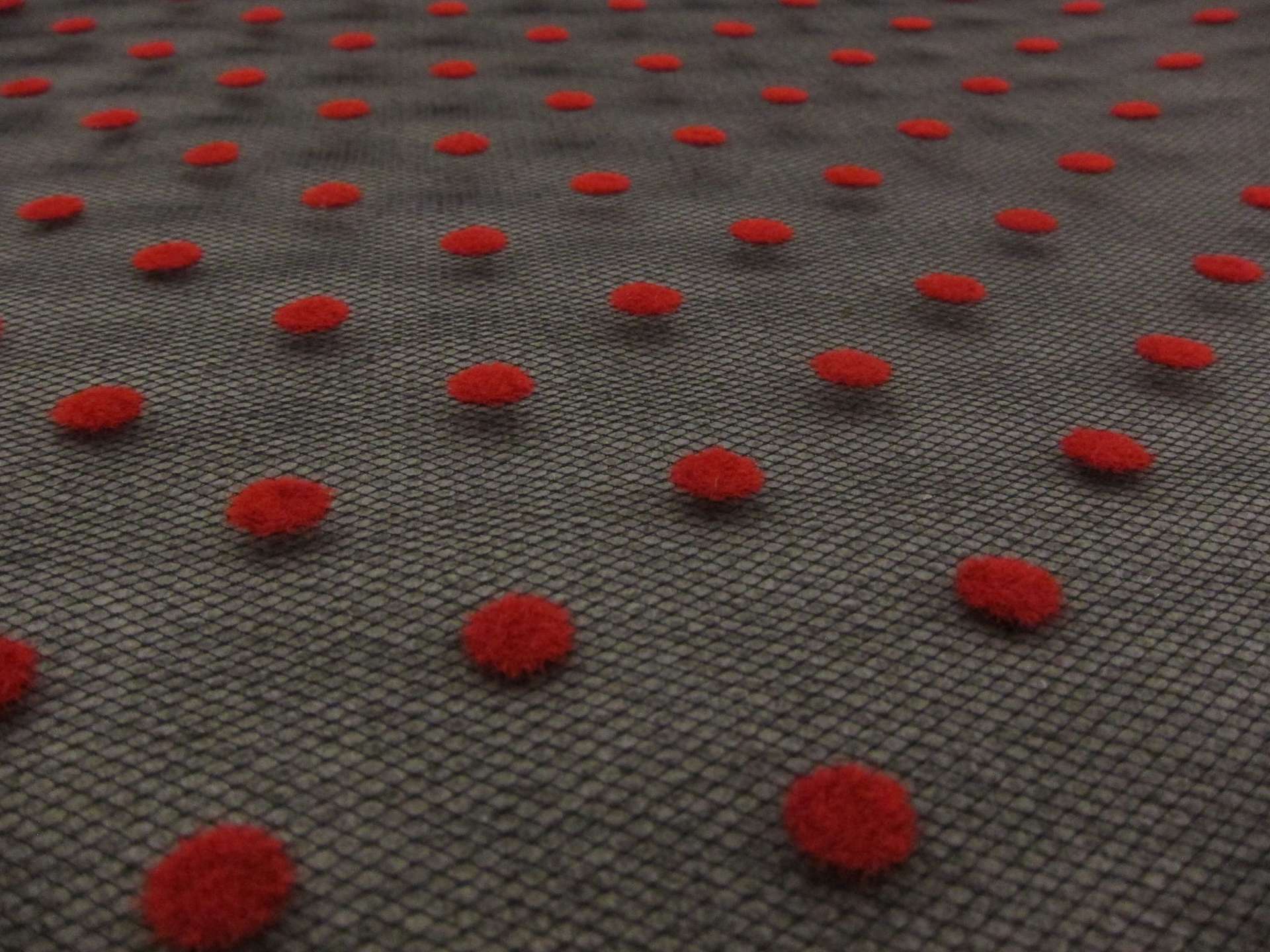 Flocking on Tulle