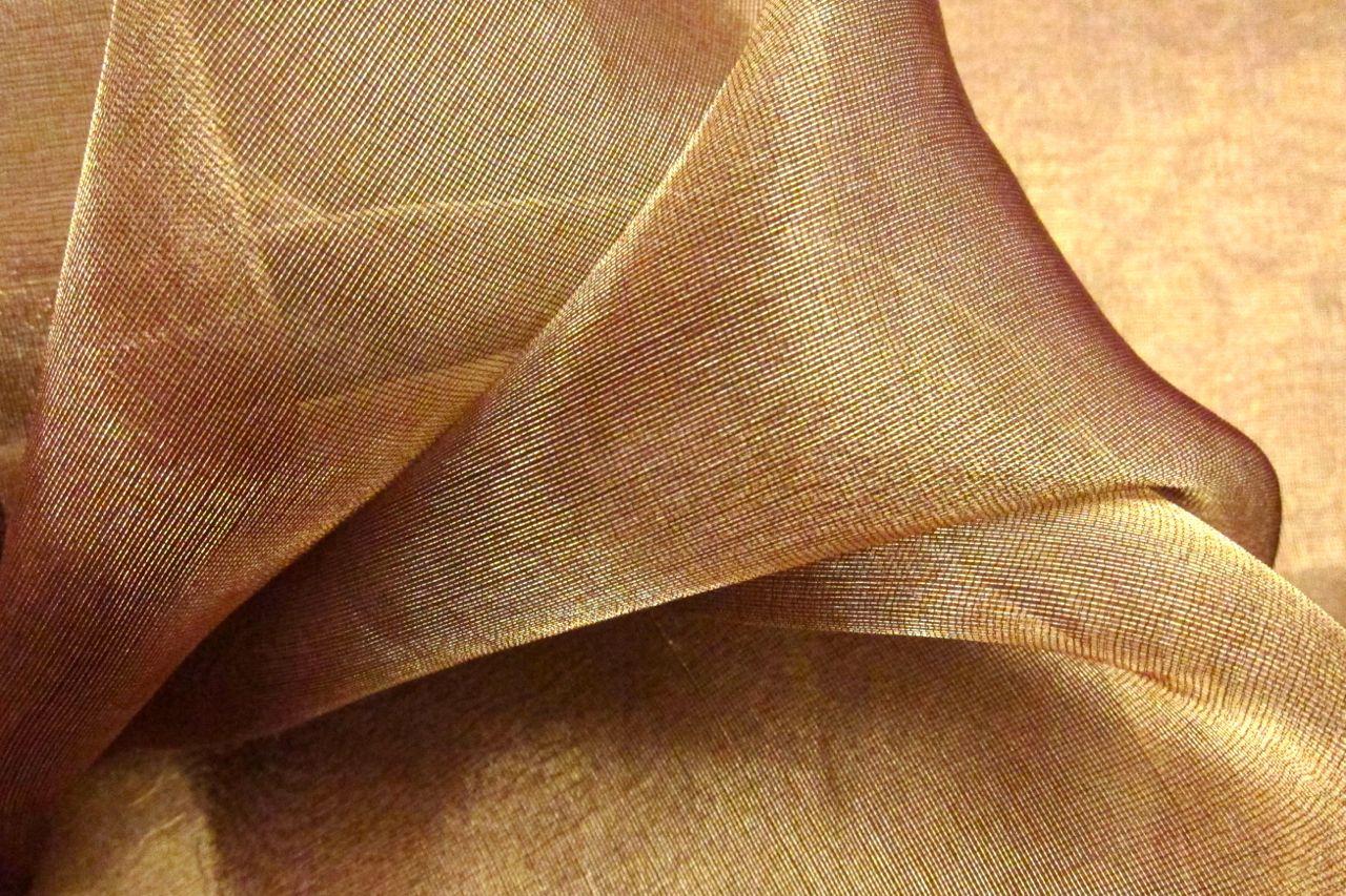 Metallic Silk Organza0