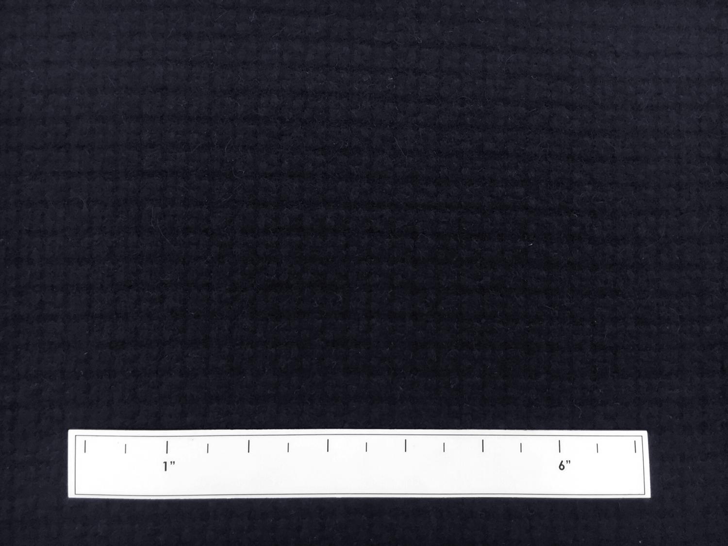 Italian Cashmere Basketweave Coating in Navy1