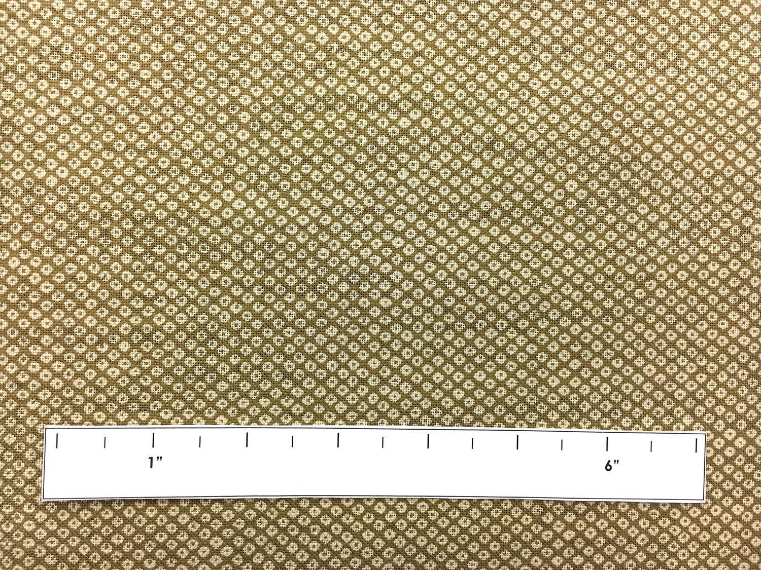 Japanese Textured Cotton Print in Olive1