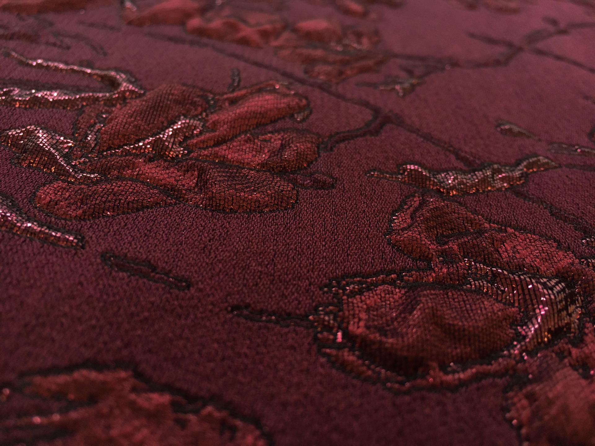 Metallic Floral Cloqué Brocade1