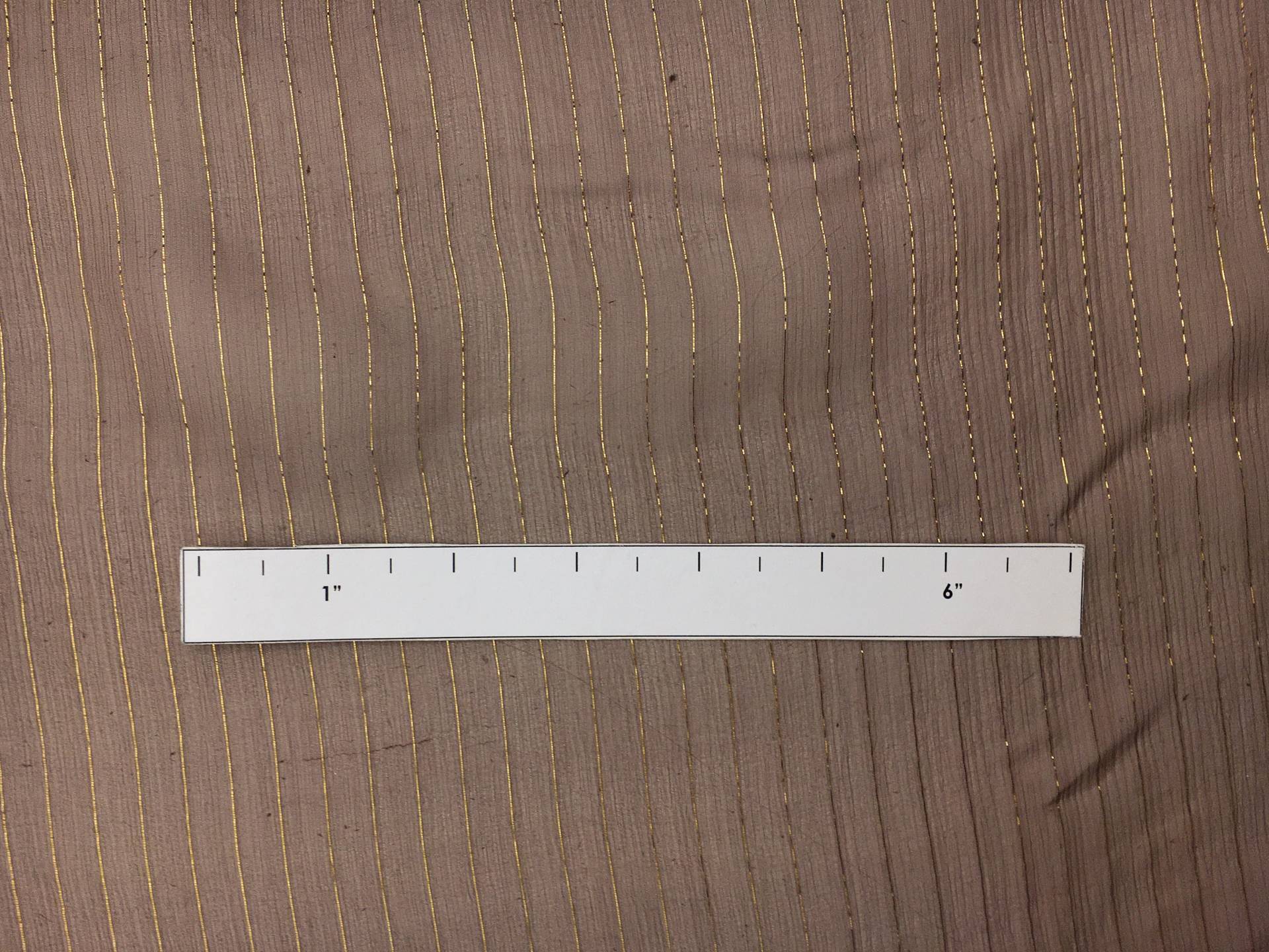 Silk Chiffon with Metallic Stripe1