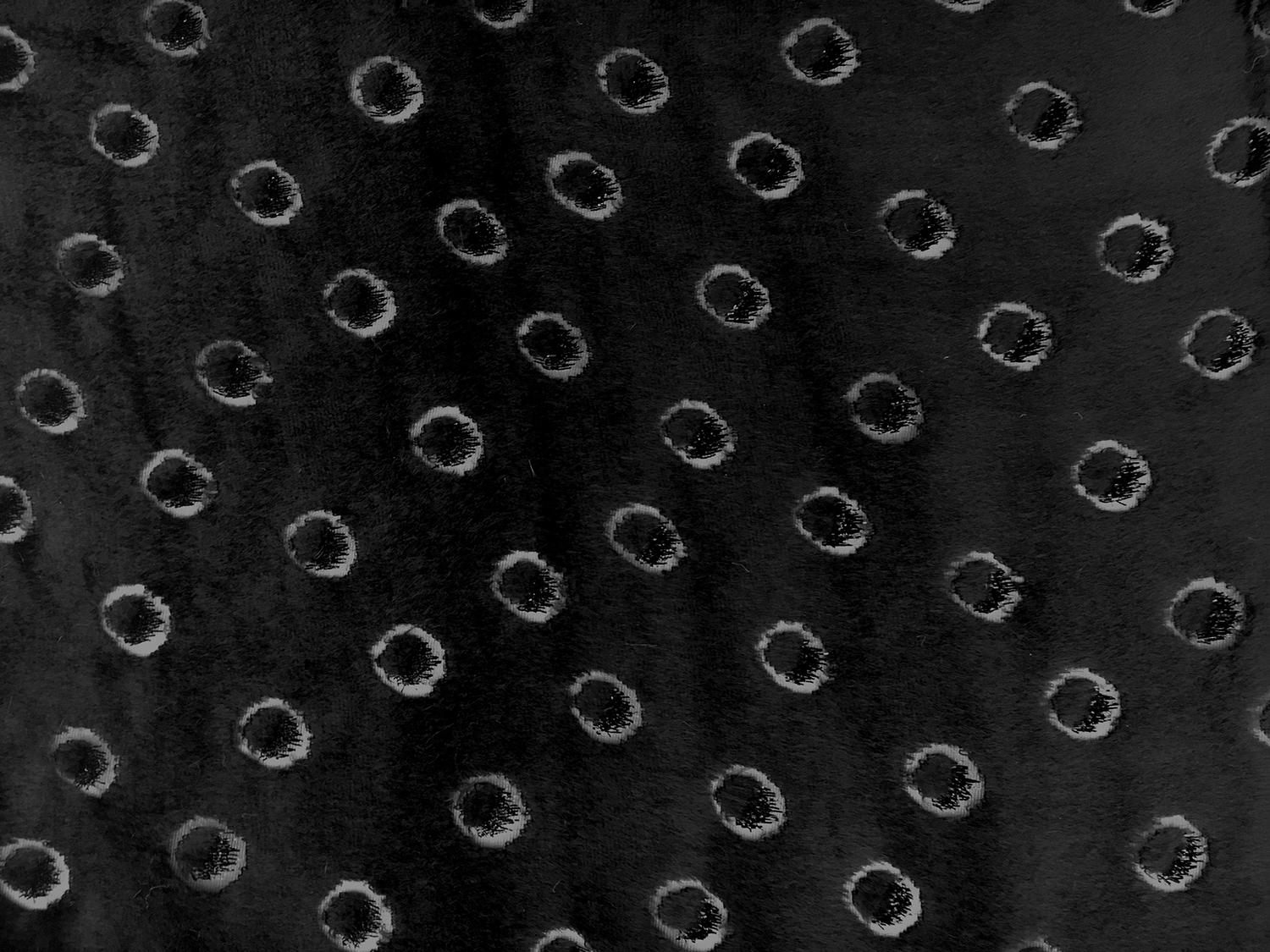 Silk and Lurex Burnout Velvet with Dots0