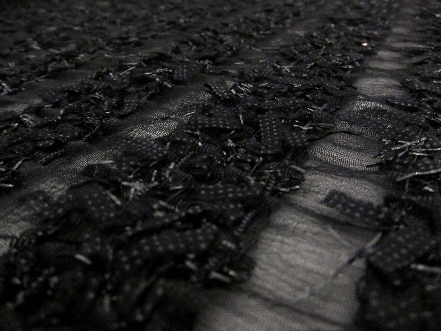 Novelty Silk Chiffon Stripe0