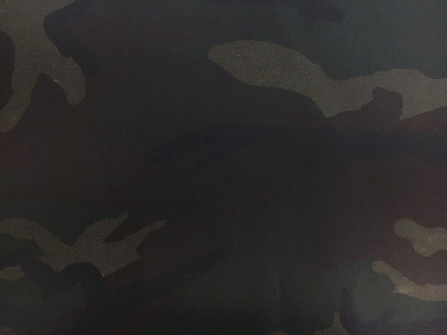 Cotton Wax Cloth in Woodland Camouflage 0