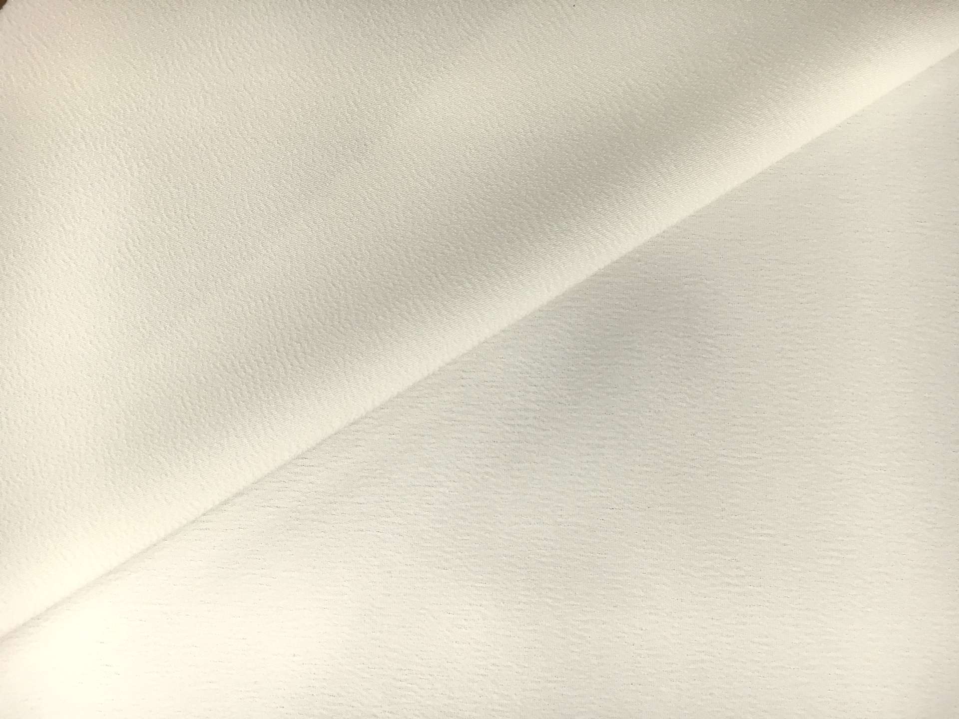 Italian Couture Double Face Silk Crepe Back Satin in Off White0