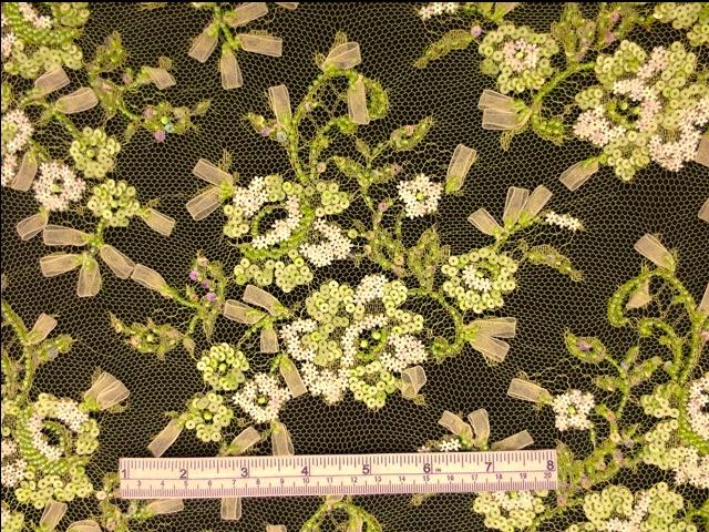 Beaded Metallic Chantilly Lace1