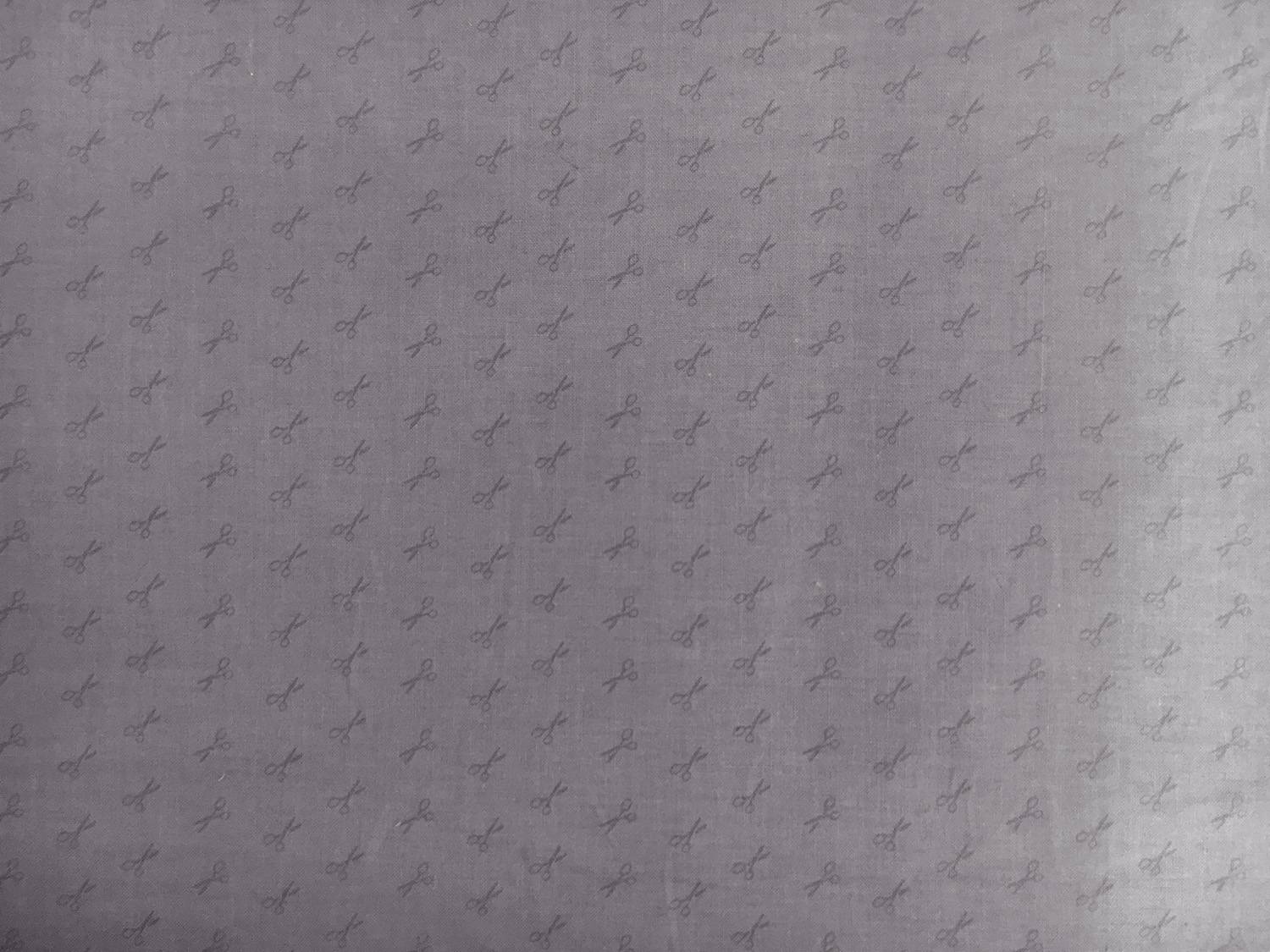 Cotton Broadcloth Little Scissors Print0