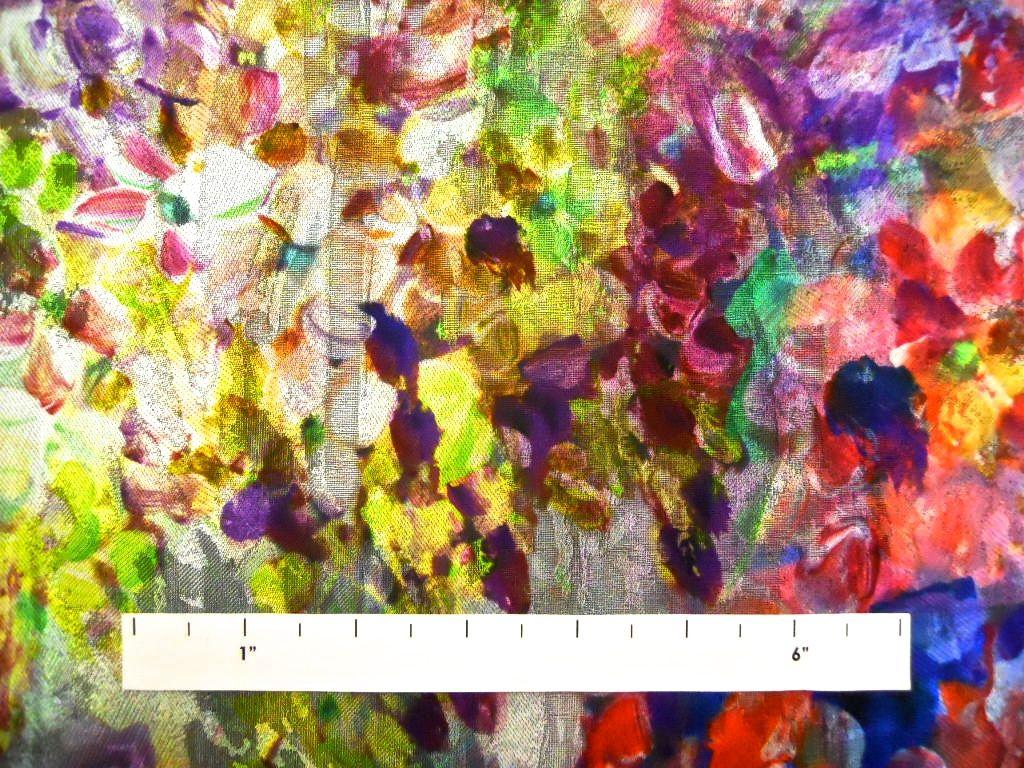 Printed Multicolor Organza Jacquard1