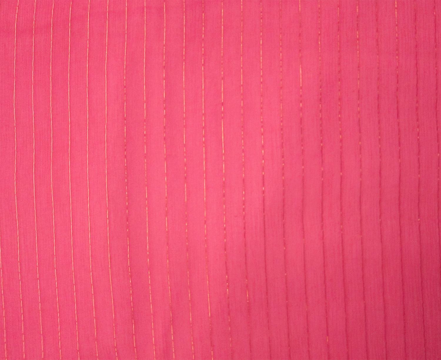 Silk Metallic Chiffon Stripe 1