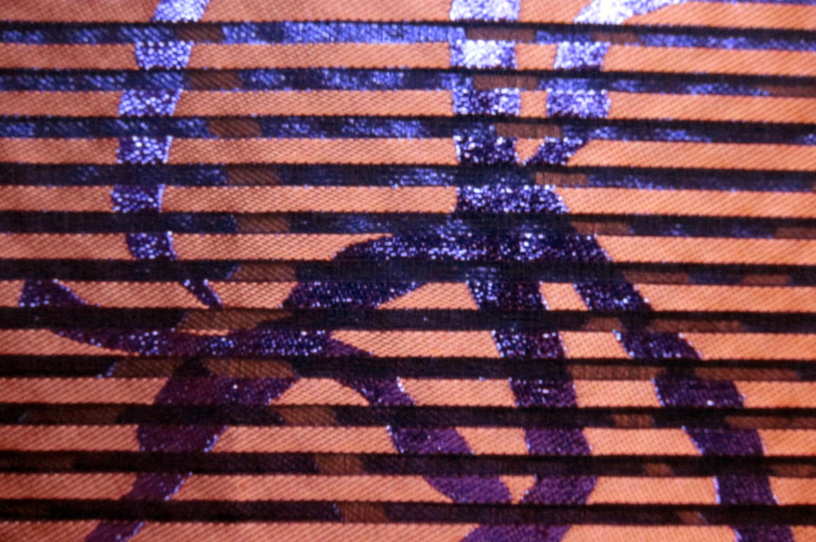 Silk Blend Metallic Stripe Organza2