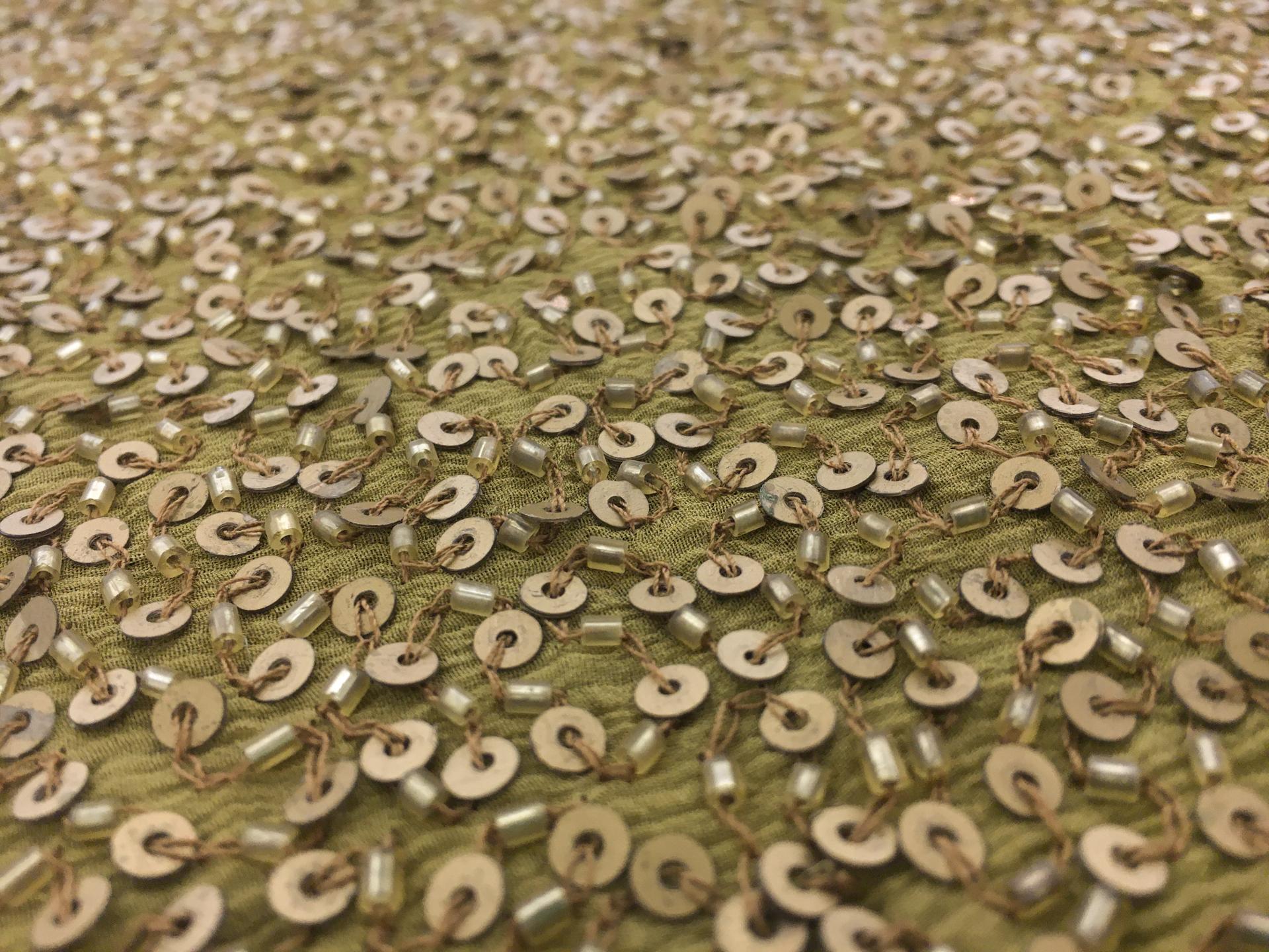 Sequins and Beads on Silk Chiffon2