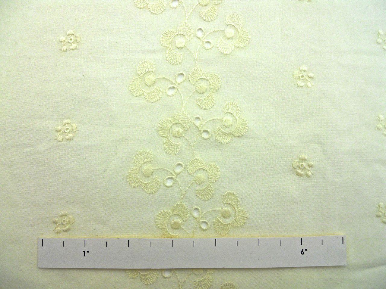 Swiss Cotton Voile Eyelet1
