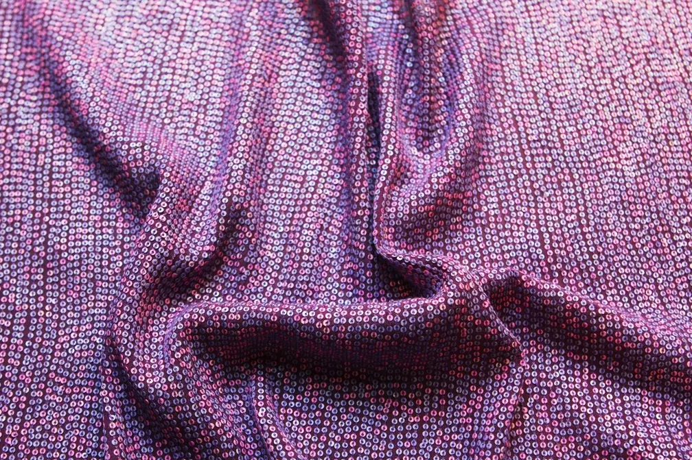 Sequins on Silk Chiffon3