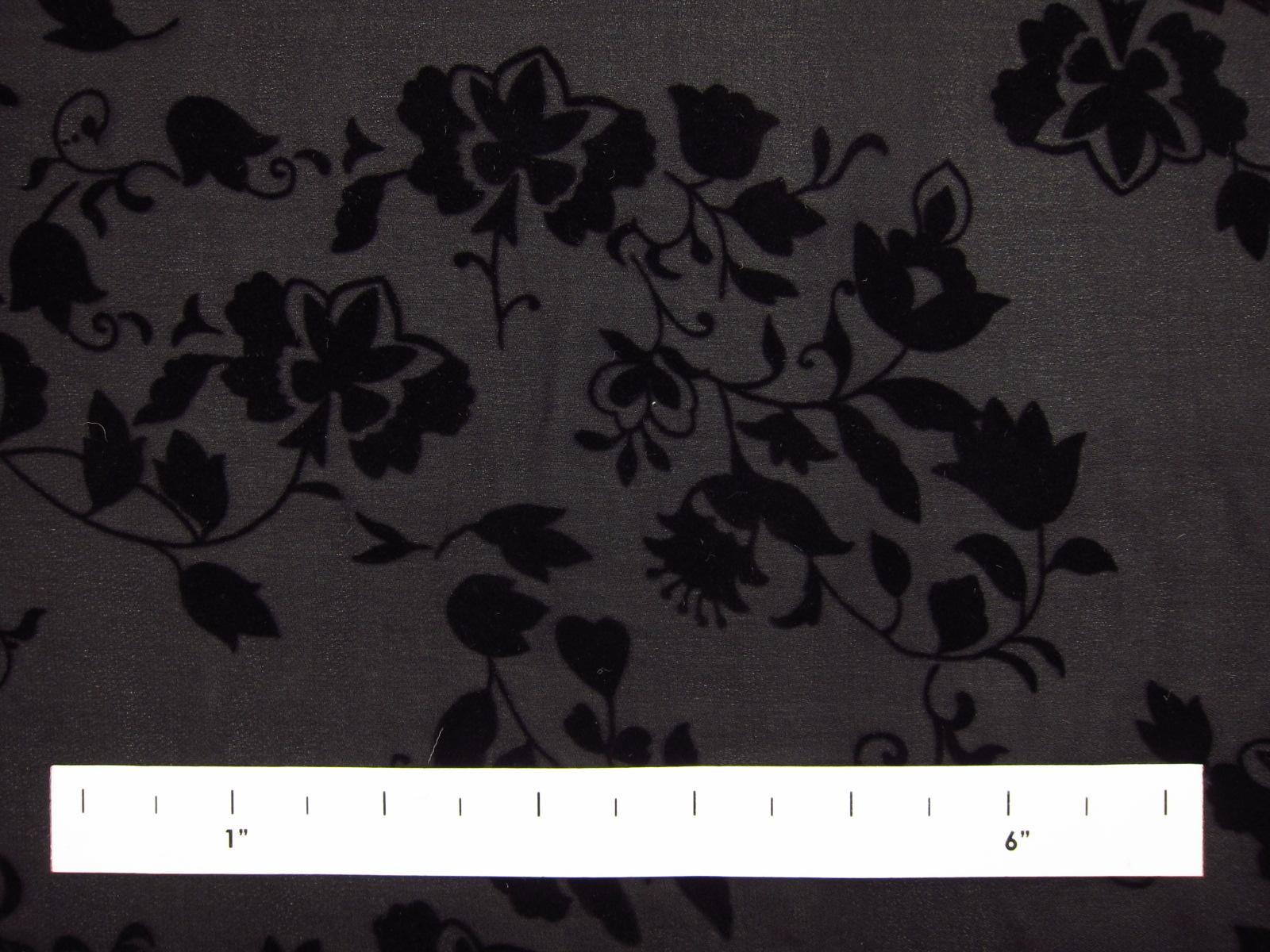 Flocked Silk Double Georgette1