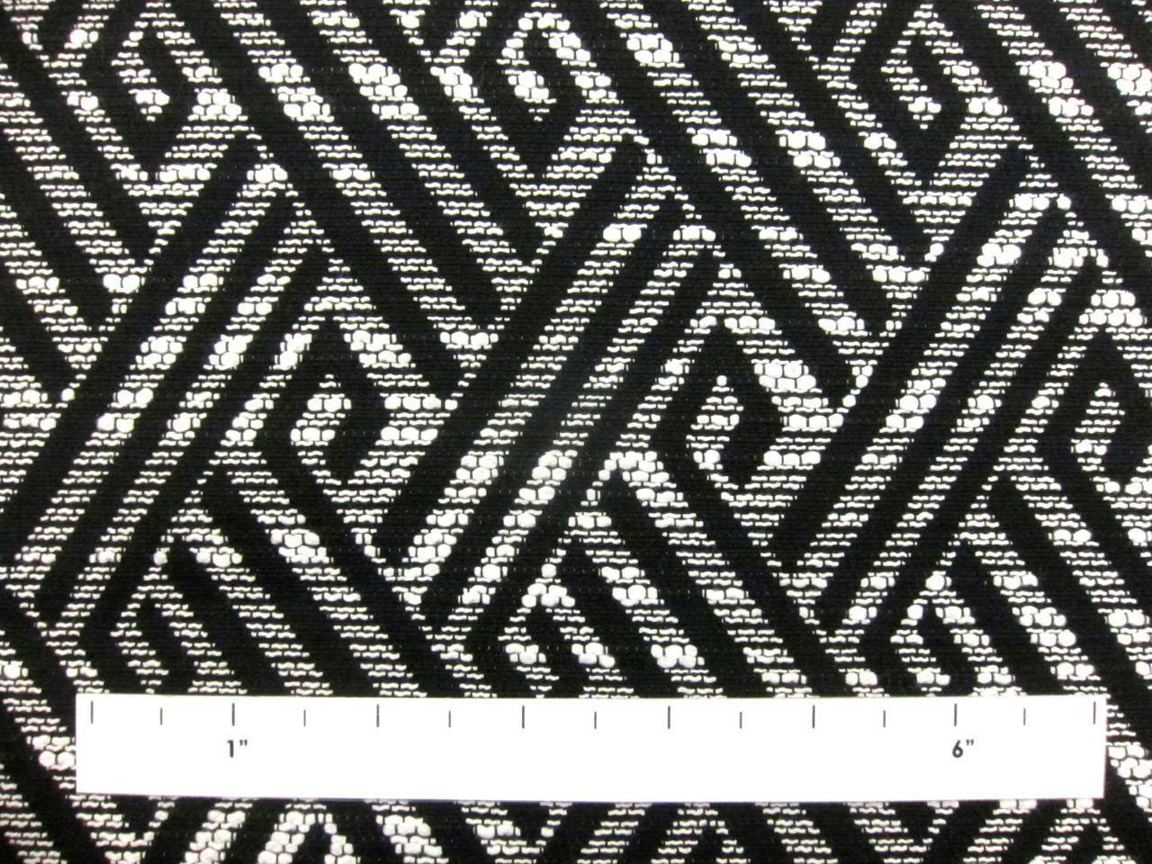 Cotton Poly Blend Ikat Tweed1