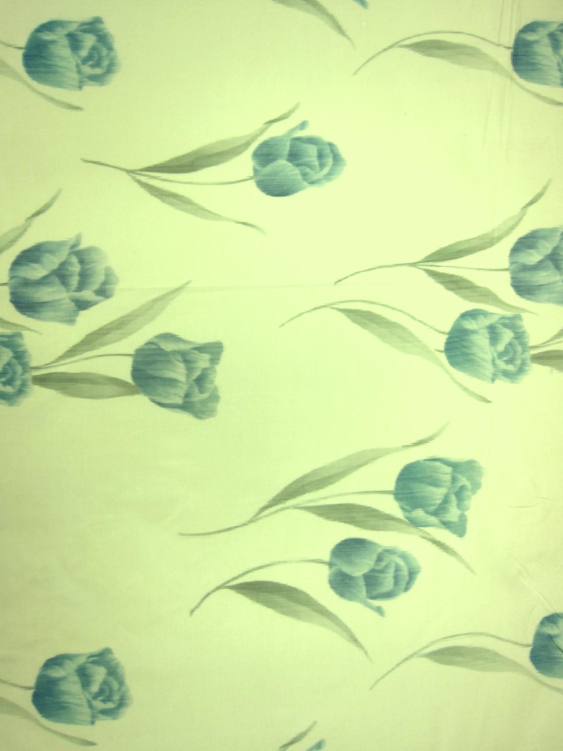 Warp Printed Floral Taffeta1