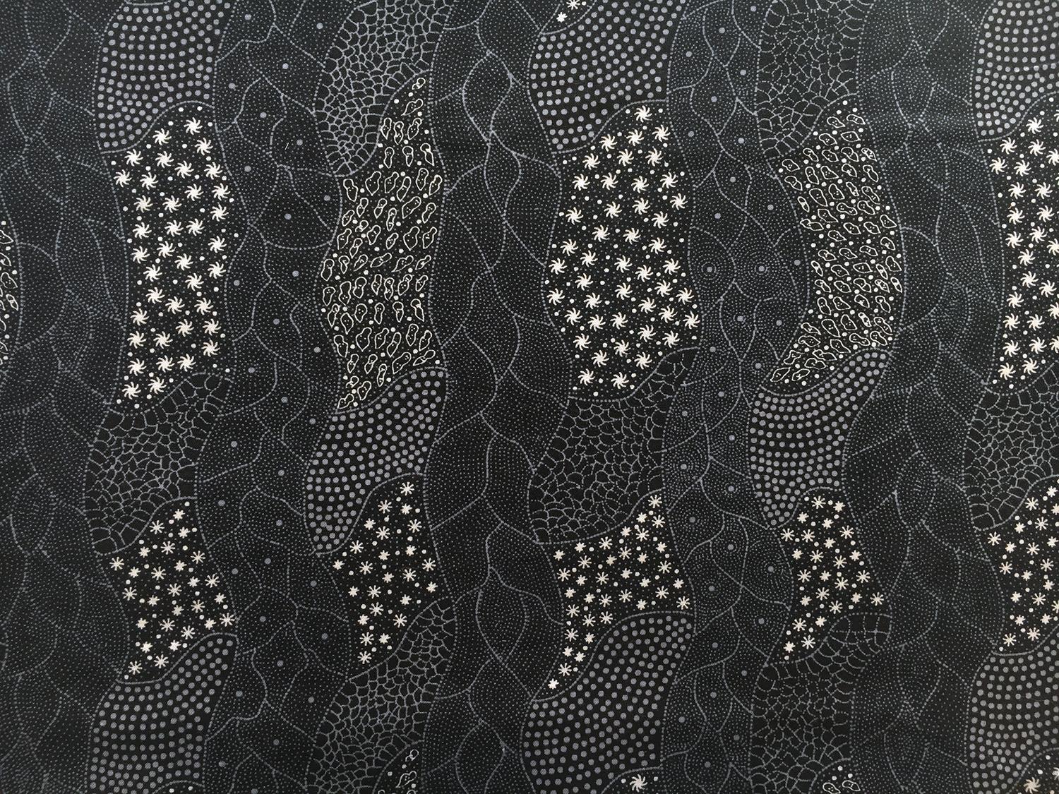 Australian Cotton Print With Aboriginal Motif0