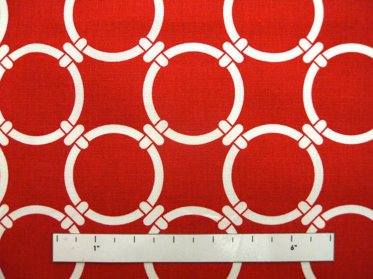 Cotton Canvas Chain Links Print1