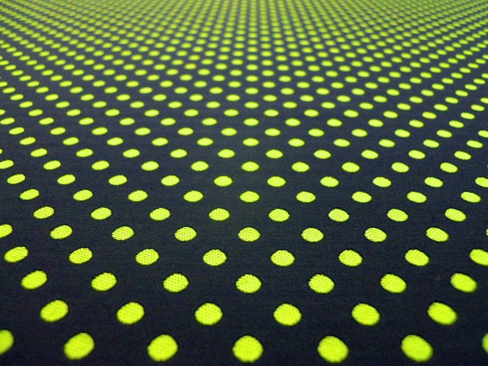 Polyester Rayon Blend Polka Dot Brocade2