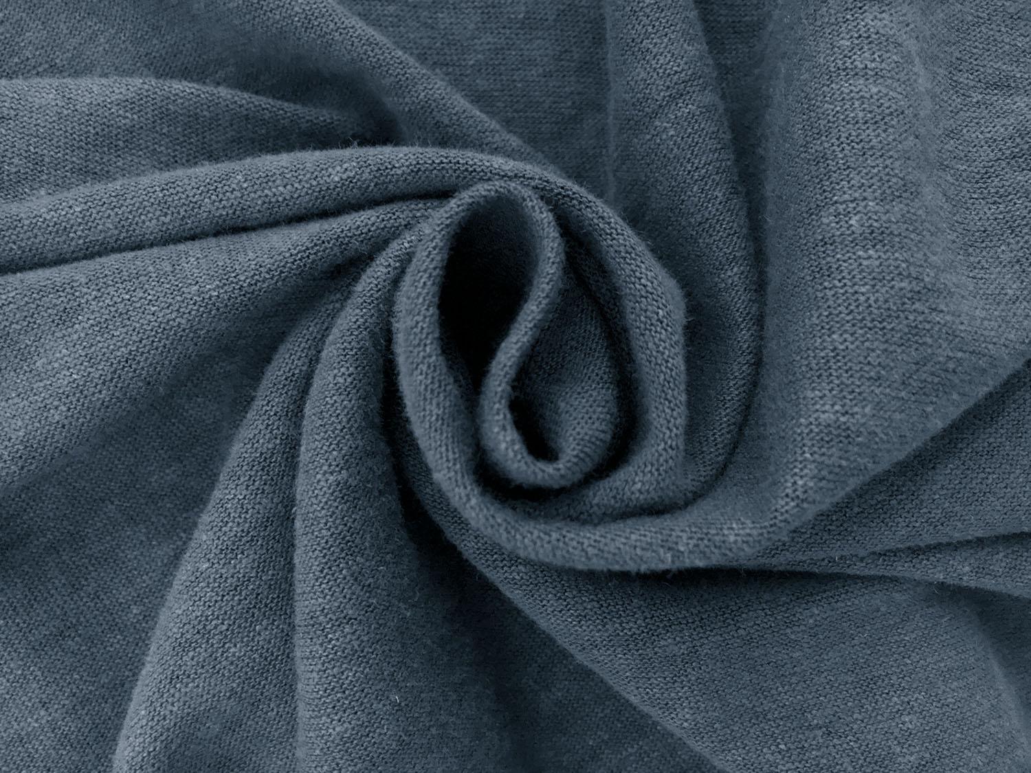 Hemp and Organic Cotton Jersey in Indigo1