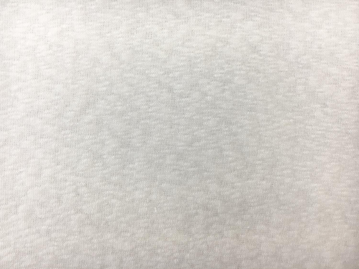 Japanese Cotton Blend Terry Knit in White1