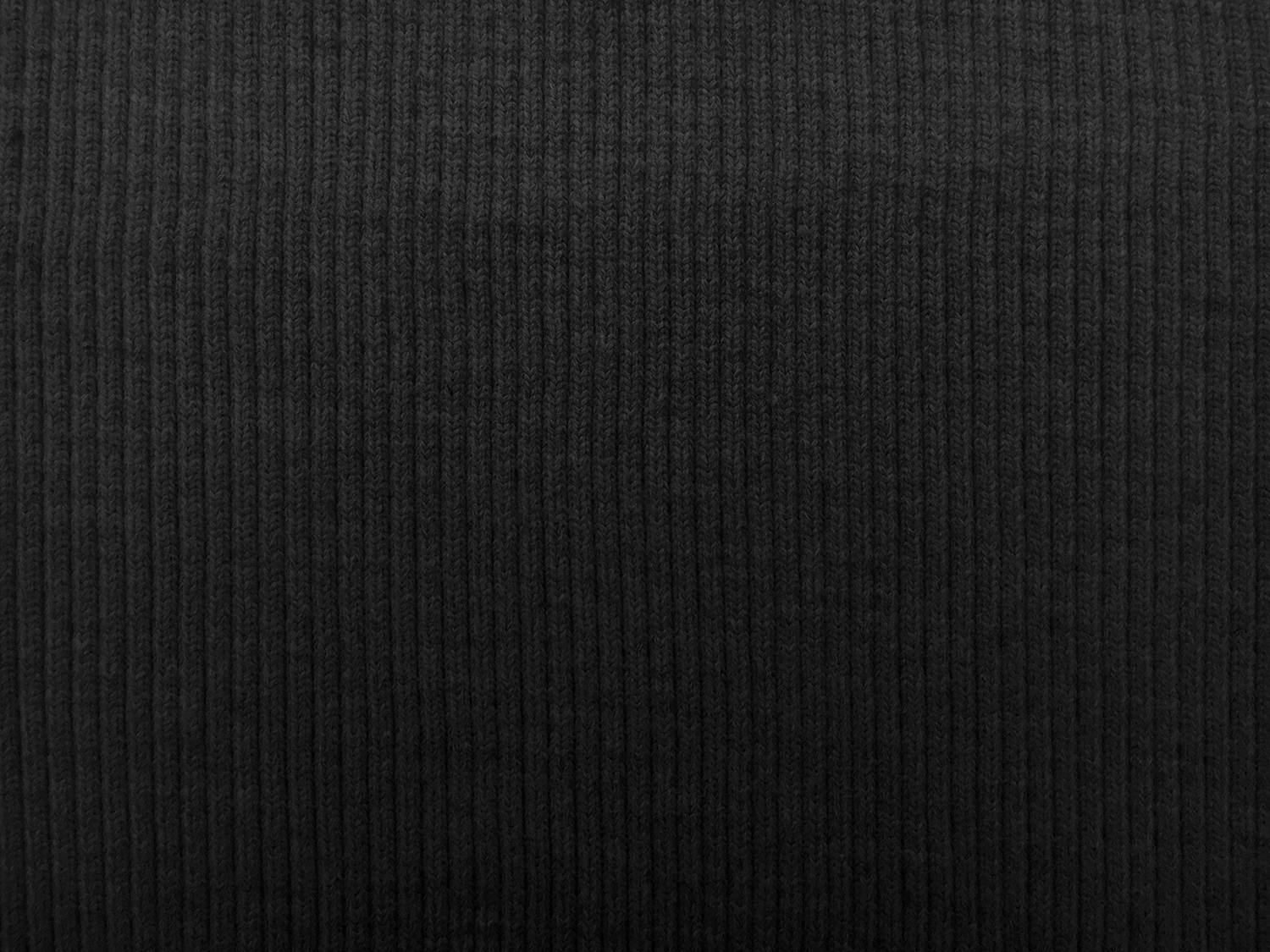 Made In The USA Acrylic Rib Knit in Black0