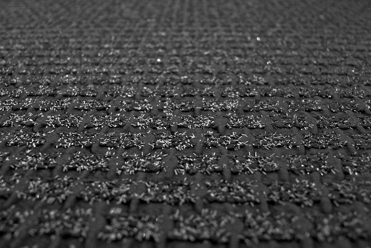 Silk Blend Metallic Tweed2