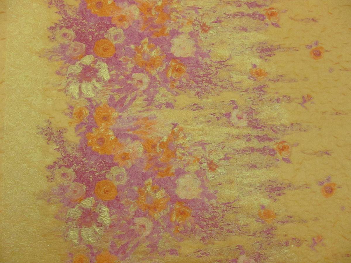 Metallic Silk Blend Organza Cloqué0