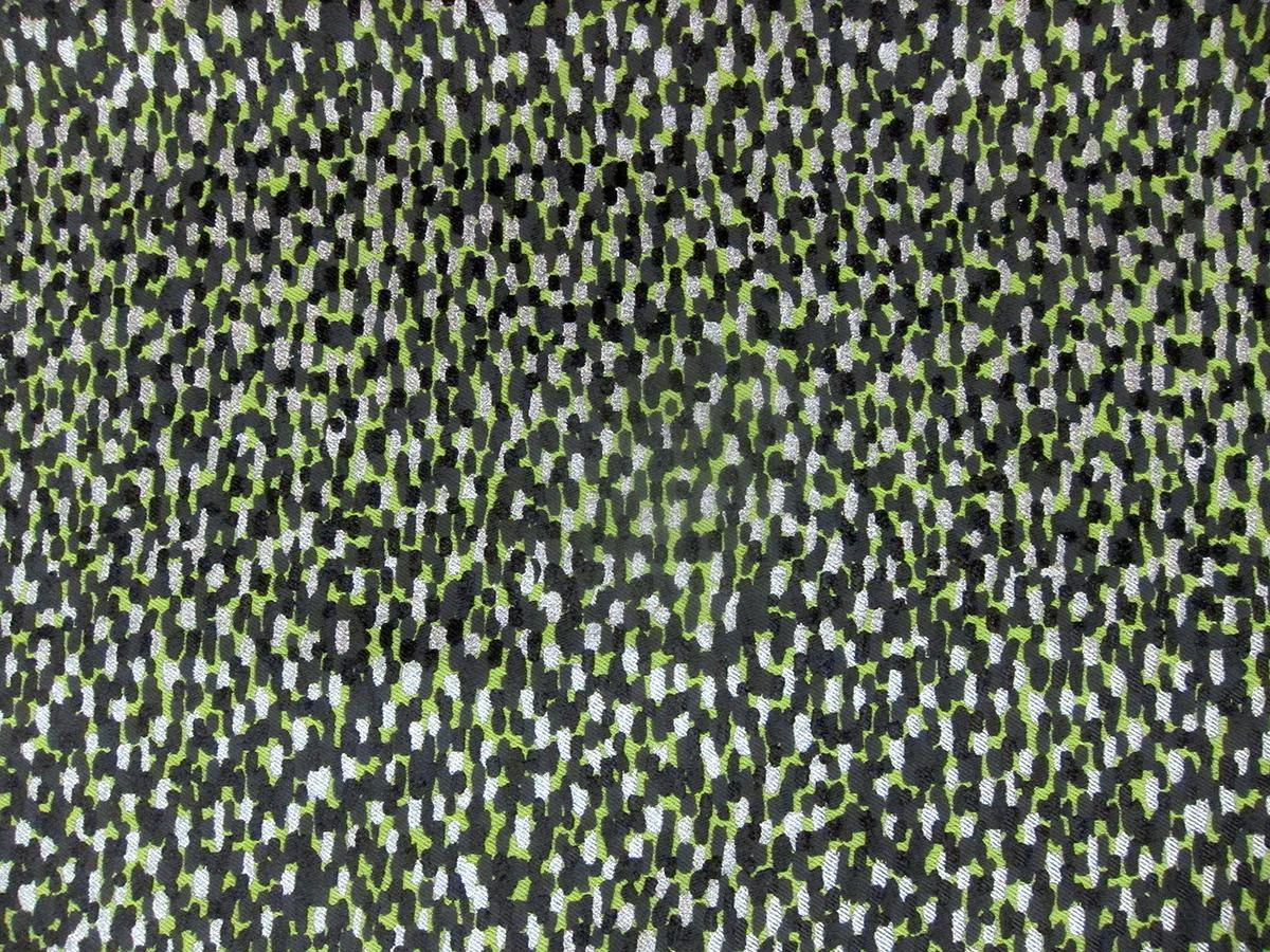 Metallic Silk Blend Jacquard0