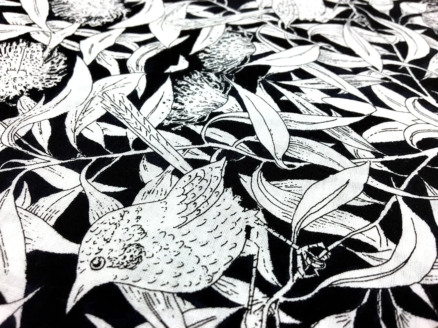 Australian Cotton Print With Aboriginal Motif2