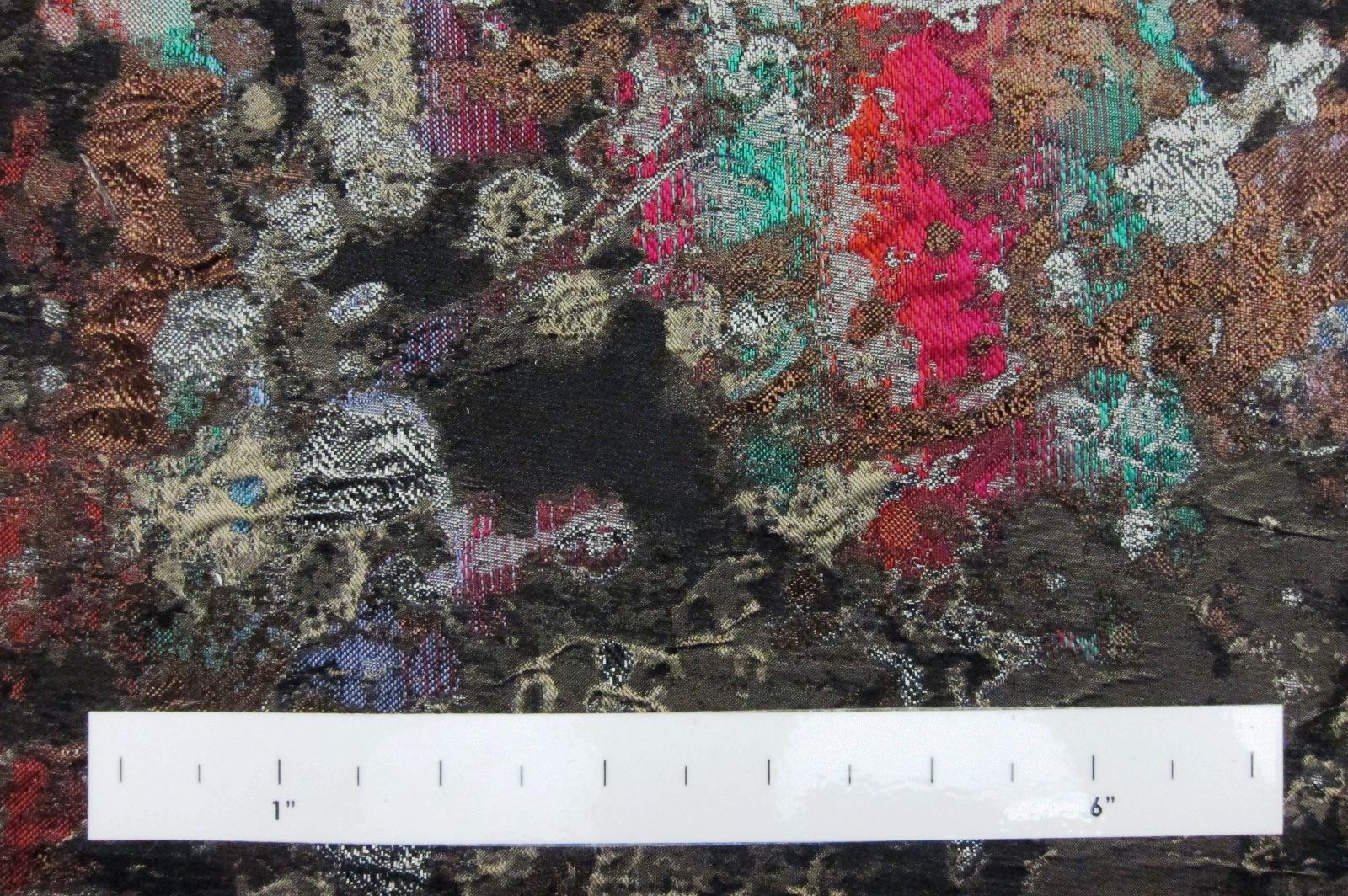 Fused Silk Blend Metallic Cloqué1