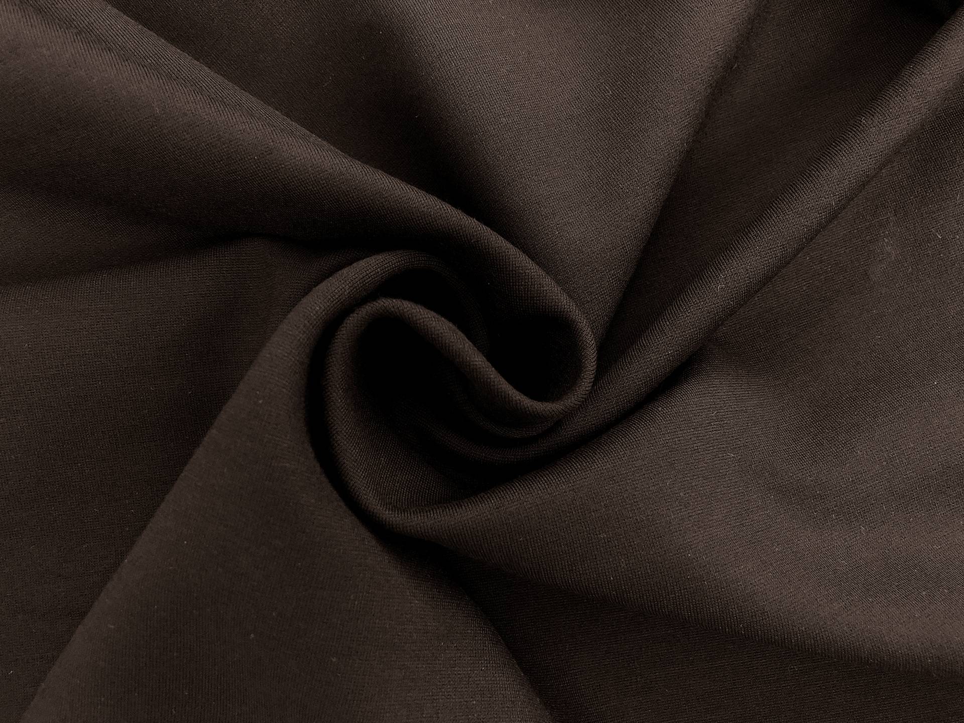 Doubleface Ponte Knit in New Chocolate2