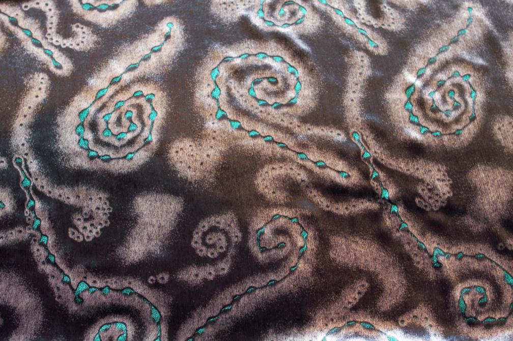 Sparkle Painted Panné Velvet0