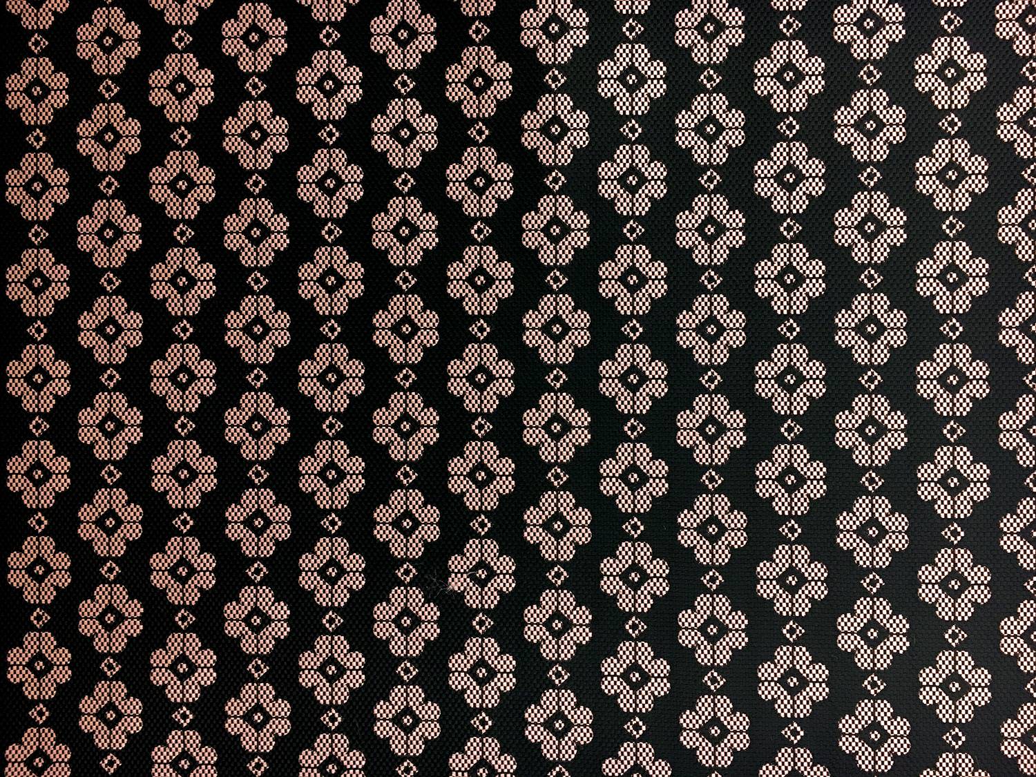 Nylon and Polyester Blend Floral Jacquard2