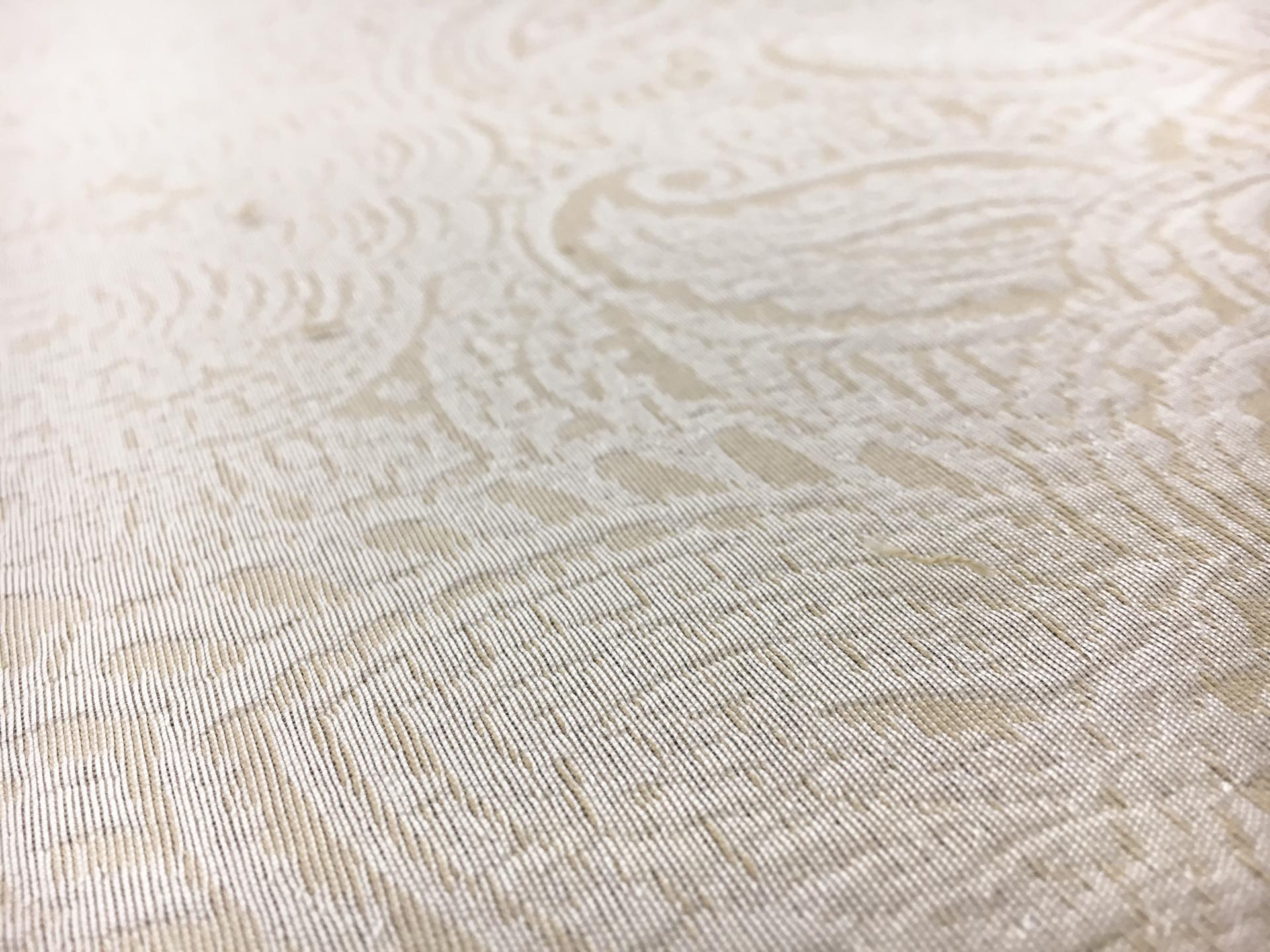 Indian Silk Brocade with Faint Paisley Patterns2