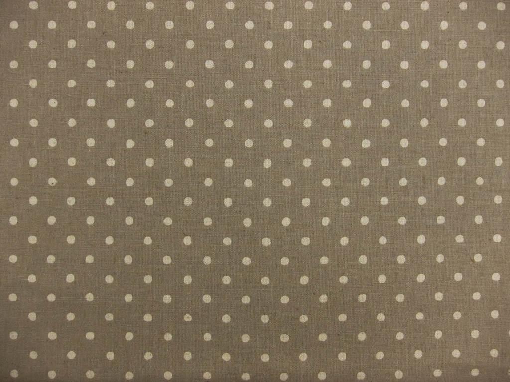 Japanese Cotton Linen Polka Dot Print0