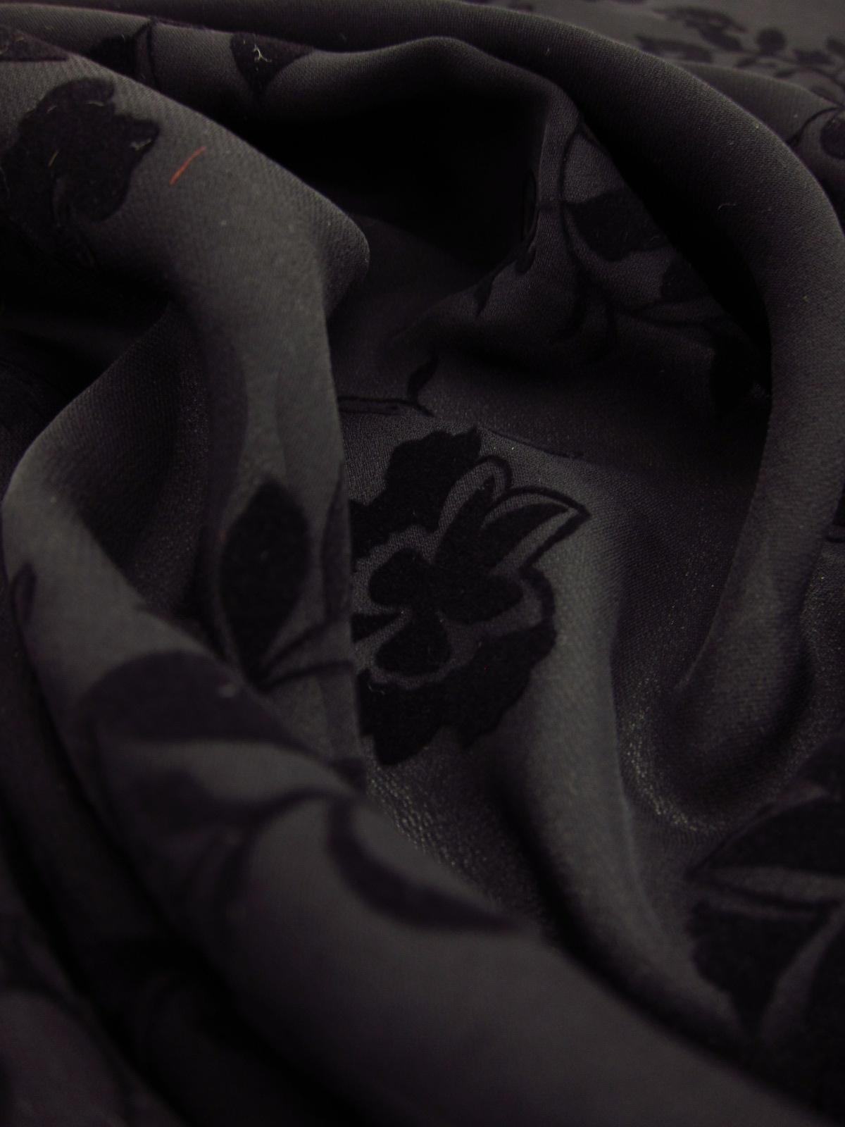 Flocked Silk Double Georgette2