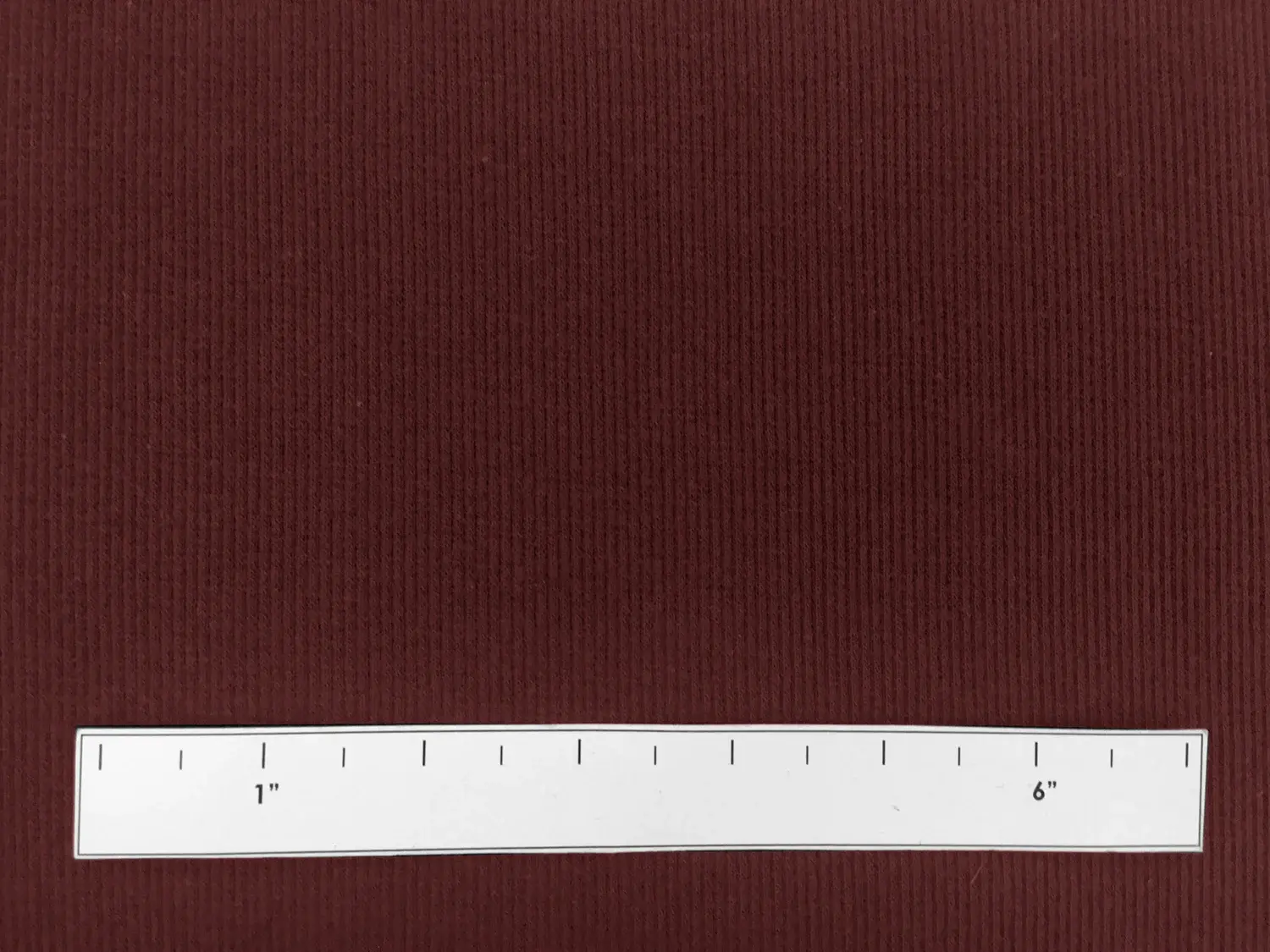 Japanese Cotton Rib Knit in Burgundy1