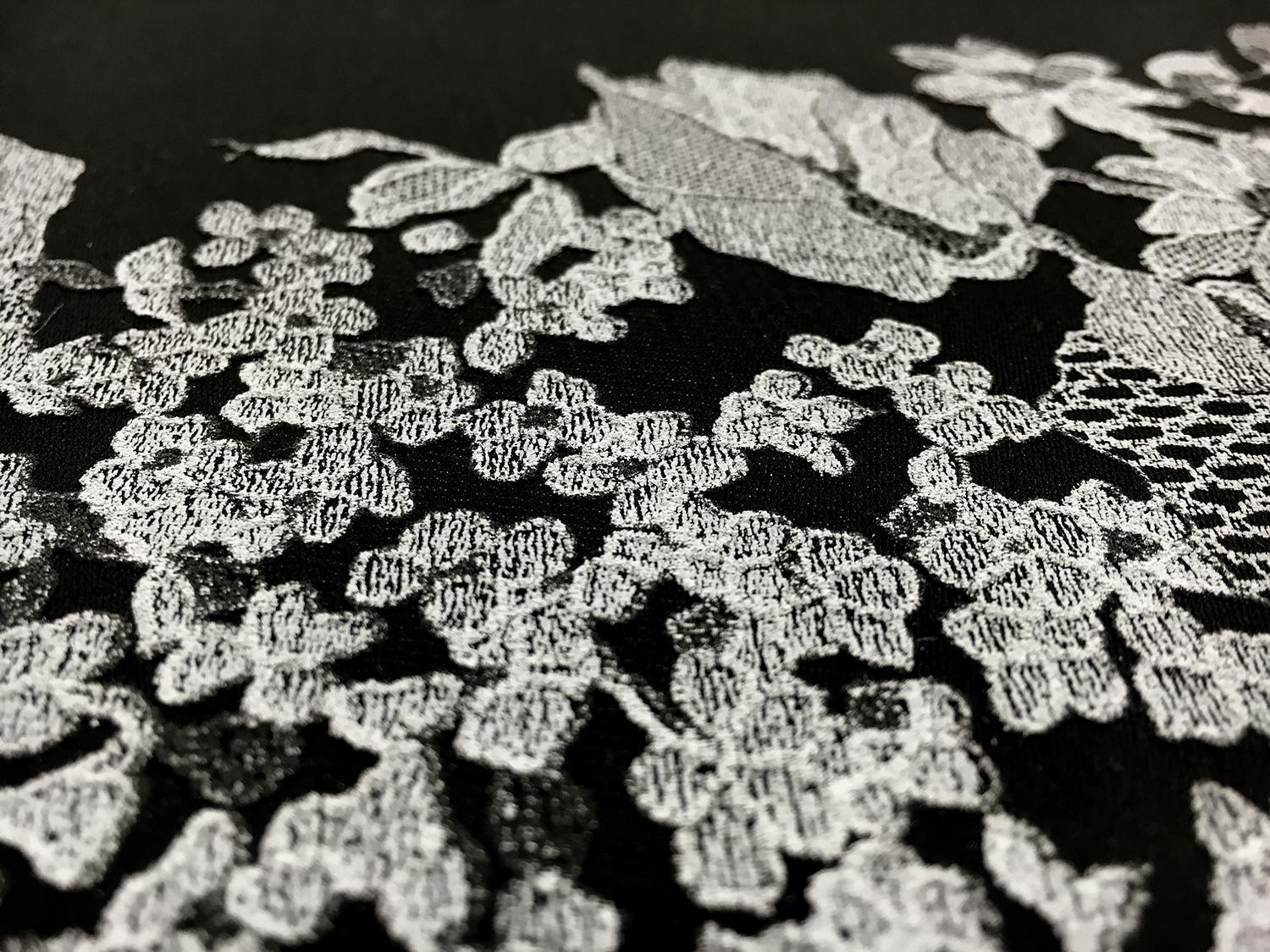 Polyester Silk Blend Double Face Appliqued Zibelline2