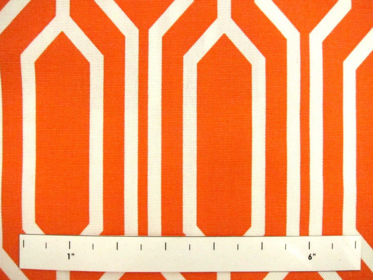 Cotton Canvas Geometric Repeat Print1