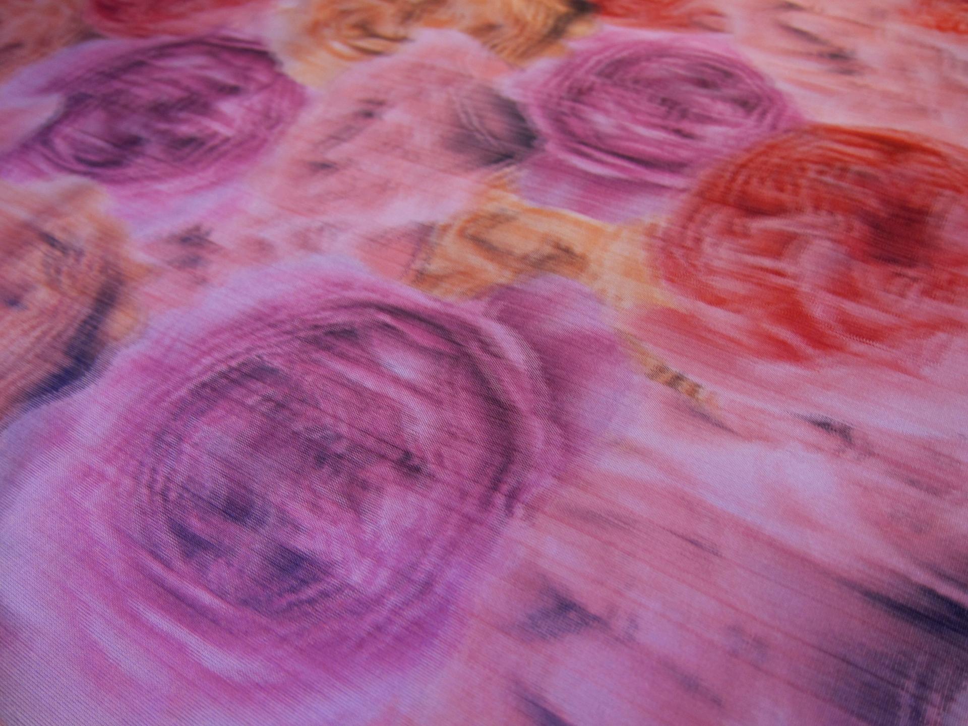 Warp Printed Iridescent Floral Taffeta2