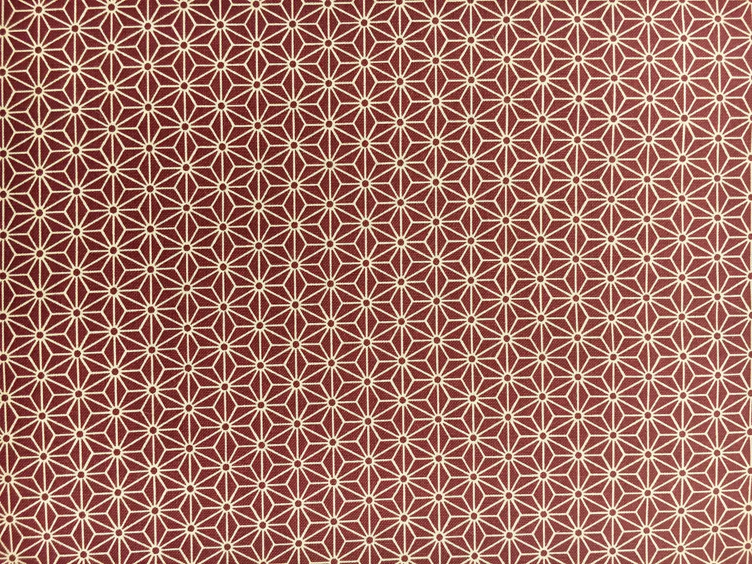 Japanese Printed Midweight Cotton with Geometric Tessellations 0