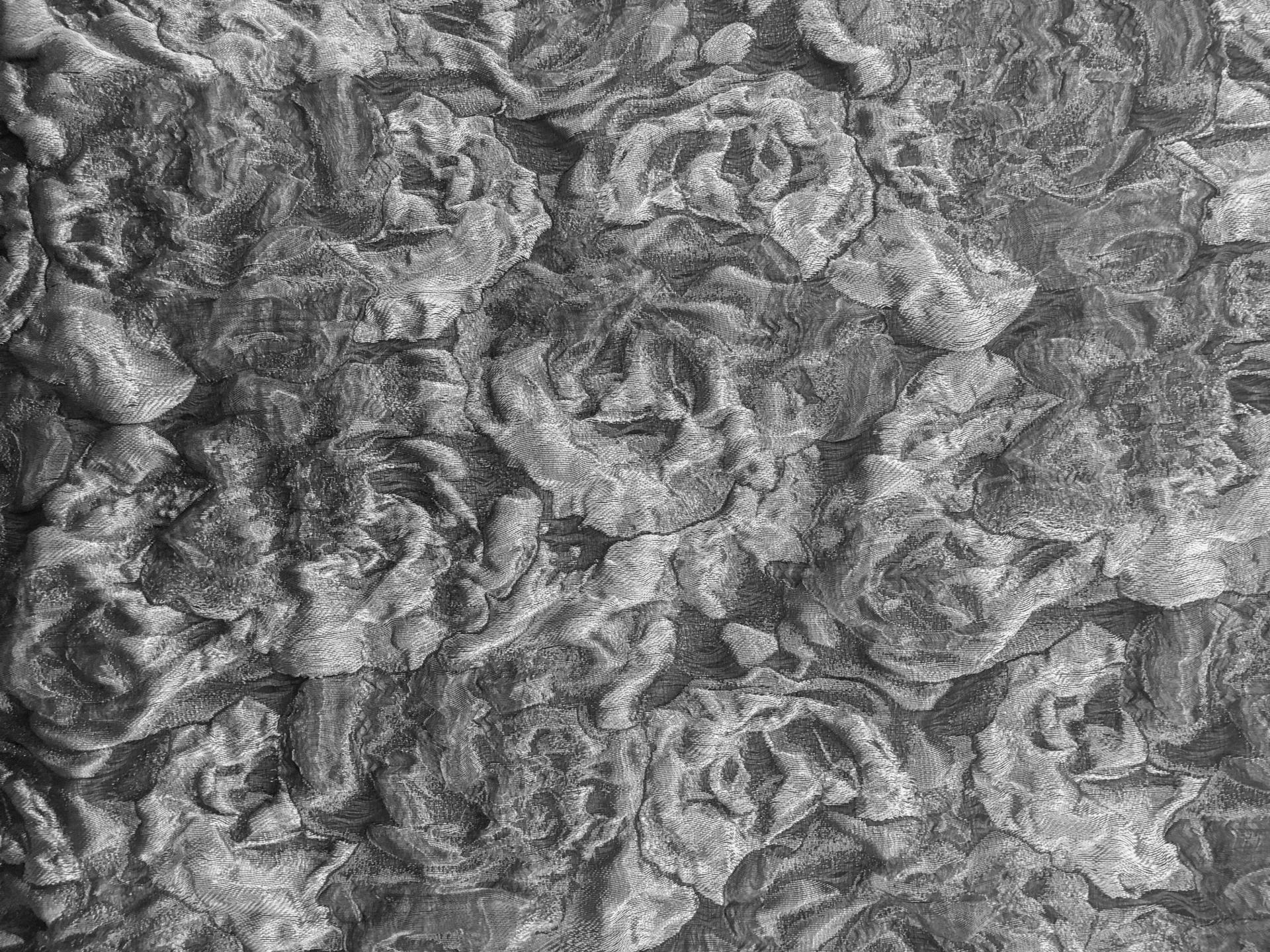 Polyester Blend Metallic Cloqué with Heavy Texture 0