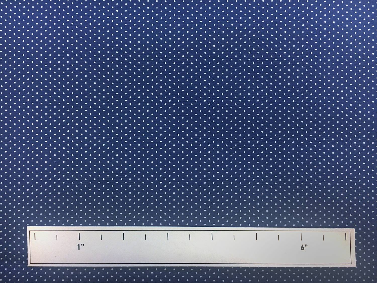 Cotton Broadcloth Petite Dot Print in Denim 3